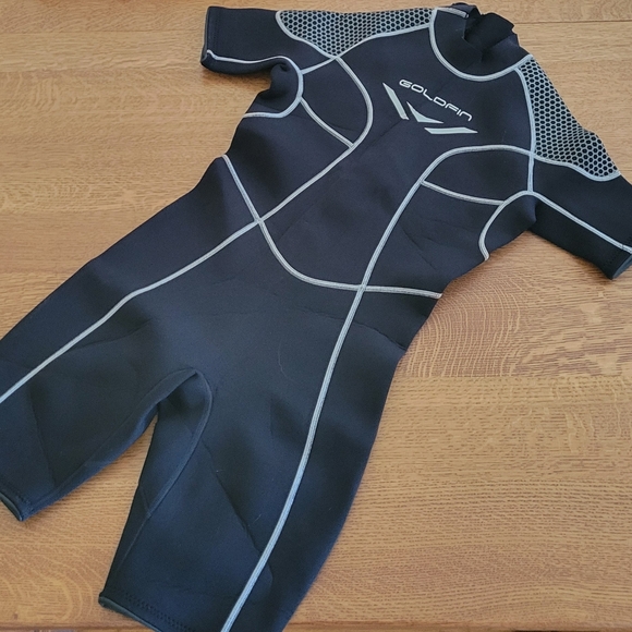 Goldfin Women's Shorty Wetsuit, 3mm Neoprene - black - Picture 2 of 12